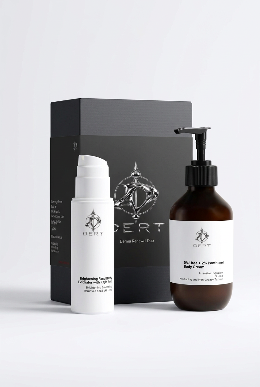 Derma Renewal Duo with both products in front of the box
