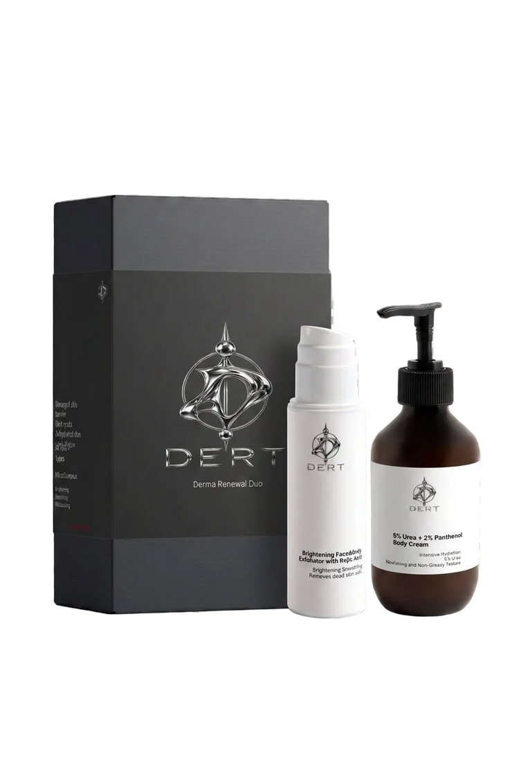 Derma Renewal Duo with larger lotion beside the box