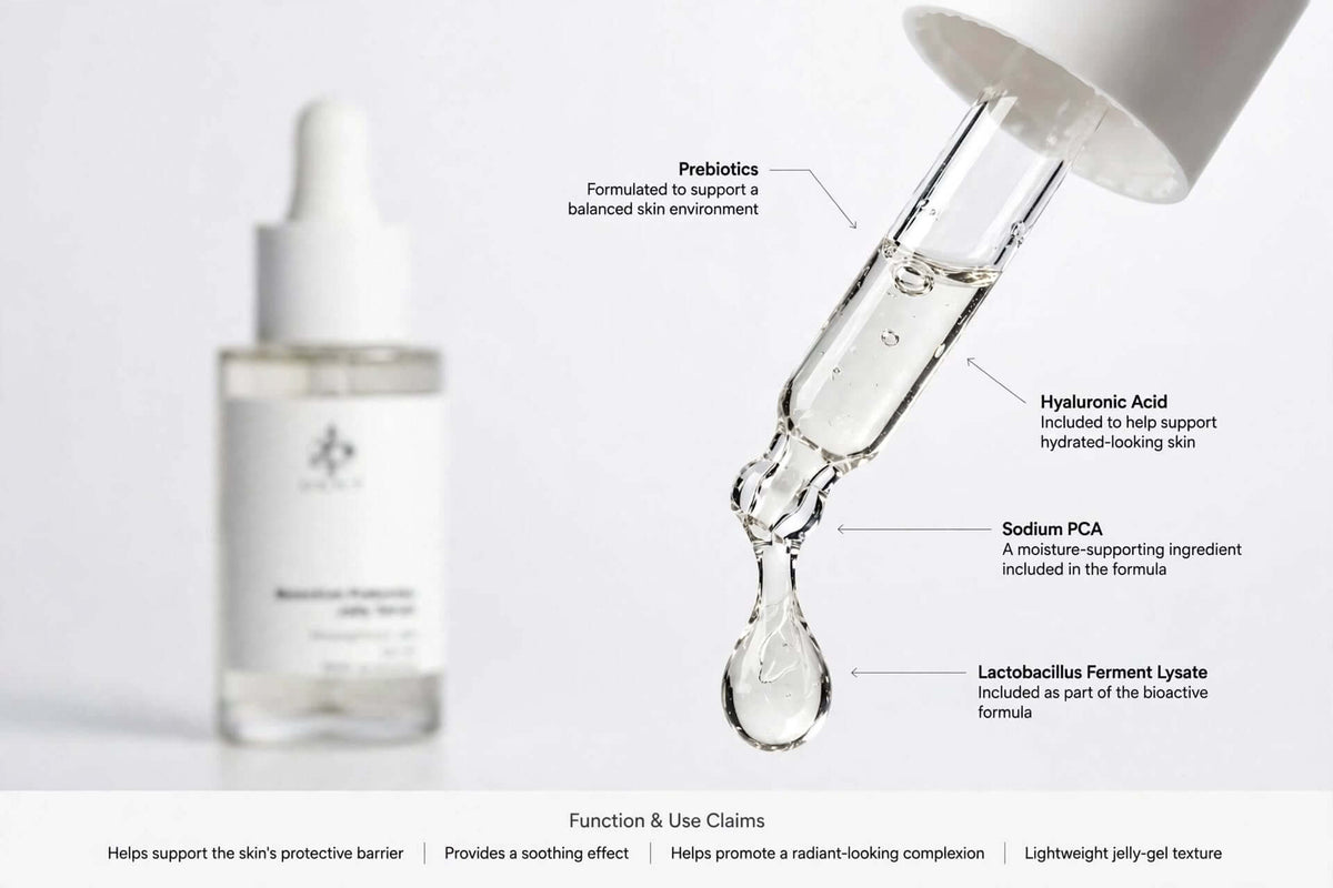 bioactive prebiotics jelly serum